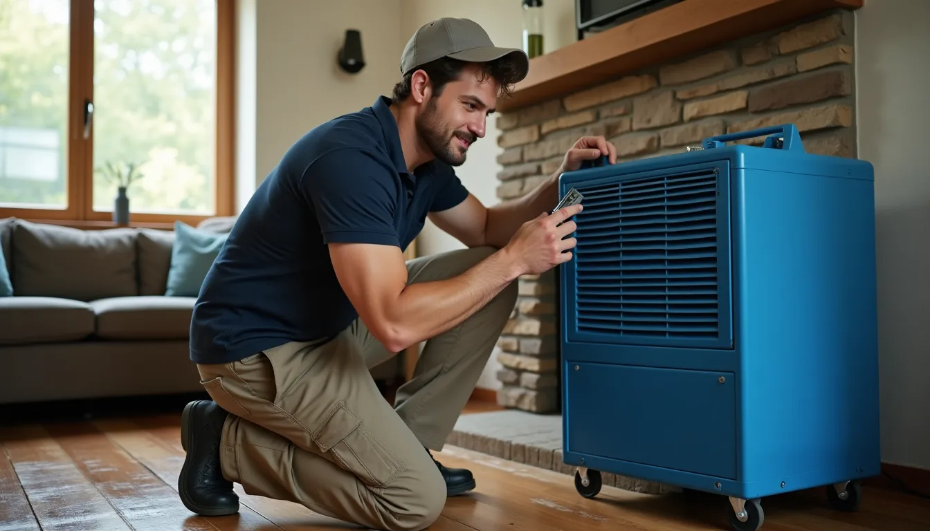 Water damage restoration service